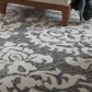 Feizy Belfort Charcoal 12" x 15" Area Rug, , large