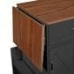 HOMLUX 39" Outdoor Kitchen Island in Black, , large