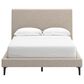 Ashley Cieden Full Bed and Nighstand in Tan, , large