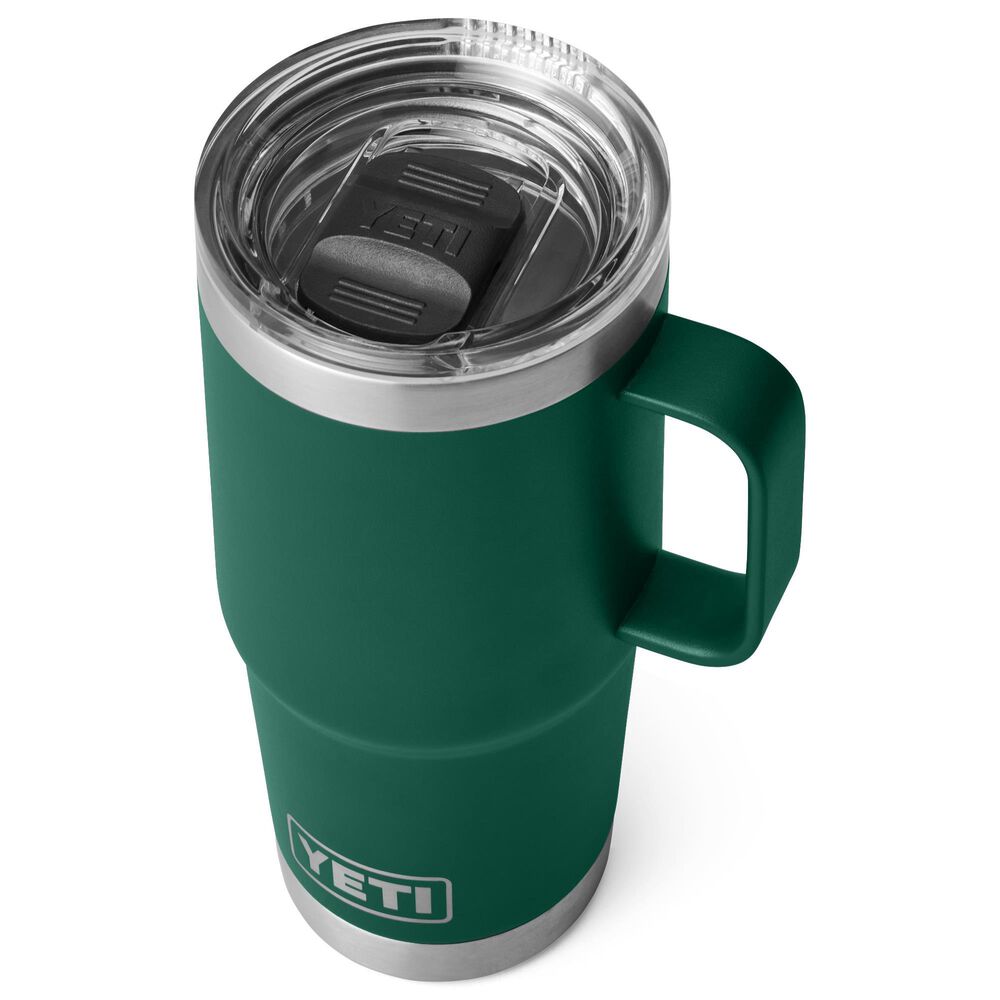 YETI Rambler 20 Oz Travel Mug in Black Forest Green, , large
