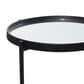 Maple and Jade 28" End Table with Mirrored Glass Top in Black, , large