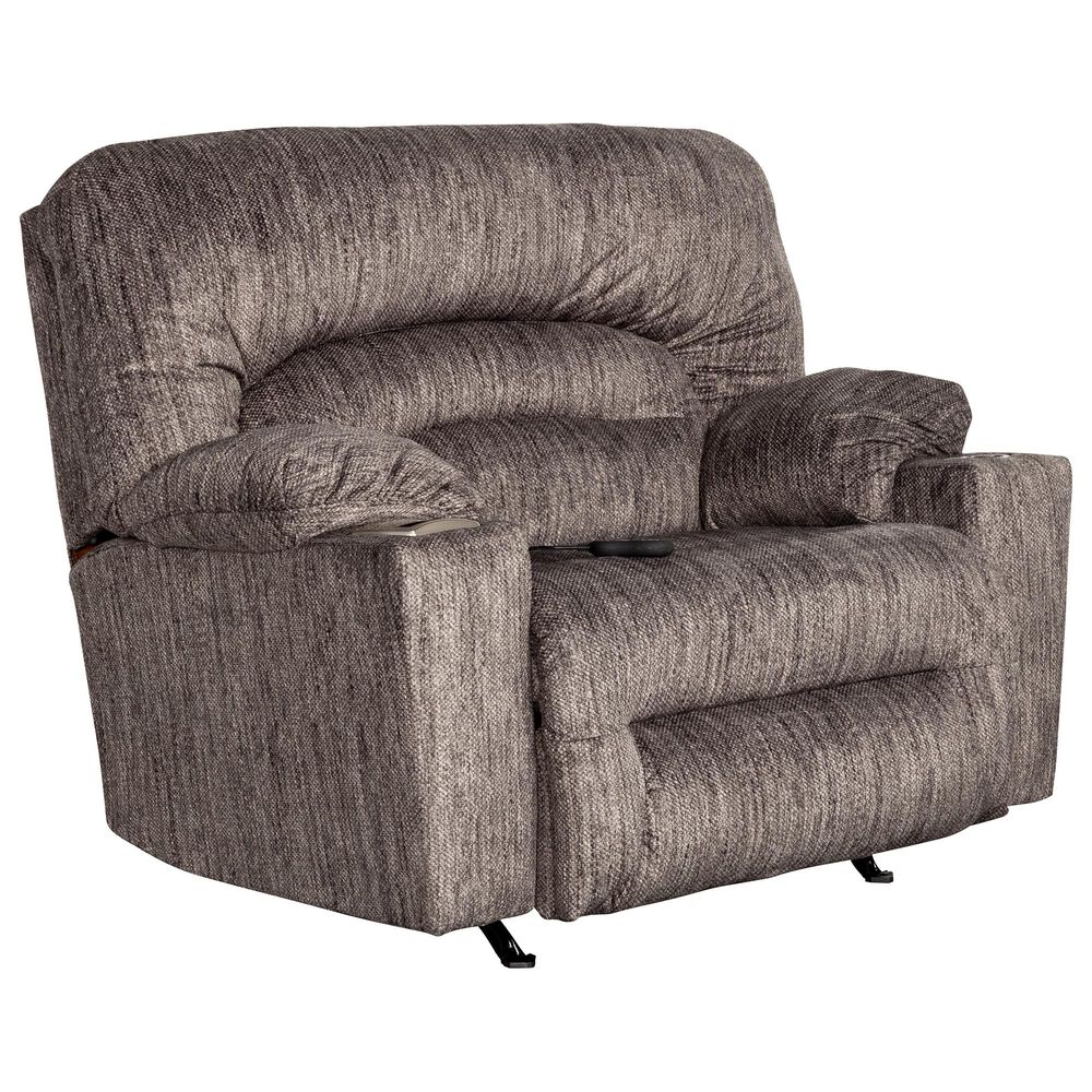 Moore Furniture Gradin Power Rocker Snuggler Recliner in Graphite Nebraska Furniture Mart