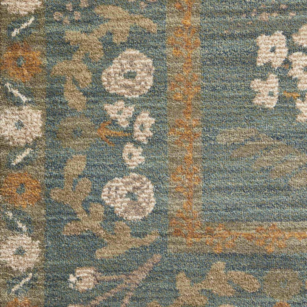 Rifle Paper Co. x Loloi Fiore FIO-01 2&#39;7&quot; x 4&#39; Slate and Sage Area Rug, , large