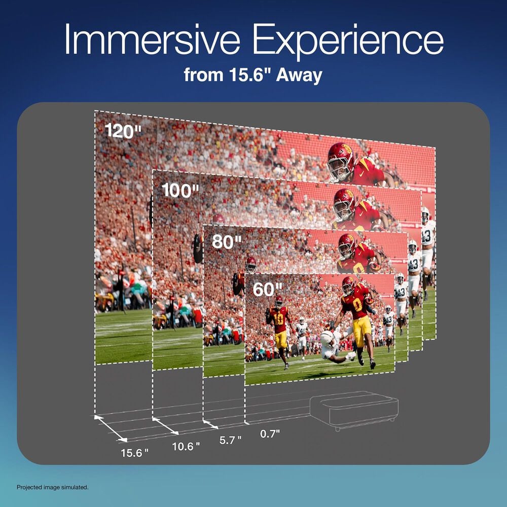 Epson Epson Lifestudio Grand 4K PRO-UHD Ultra Short Throw Laser Projector  Black, , large