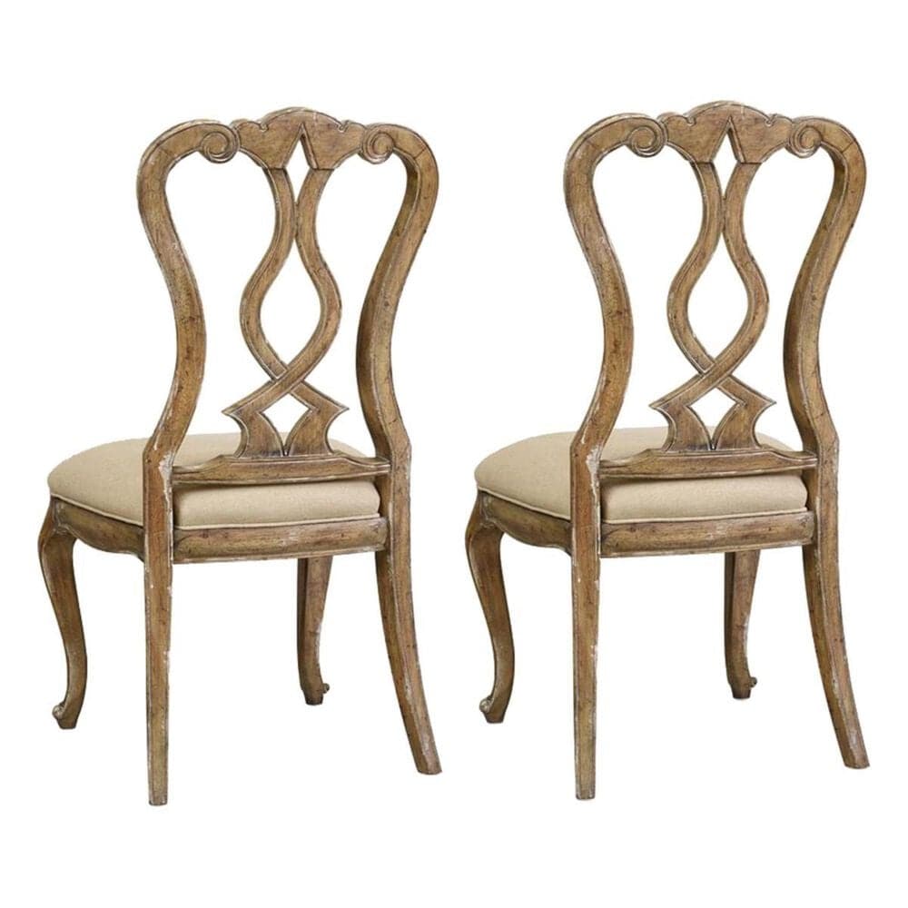 Hooker Furniture Chatelet Splatback Side Chair in Flax Natural (Set of 2), , large