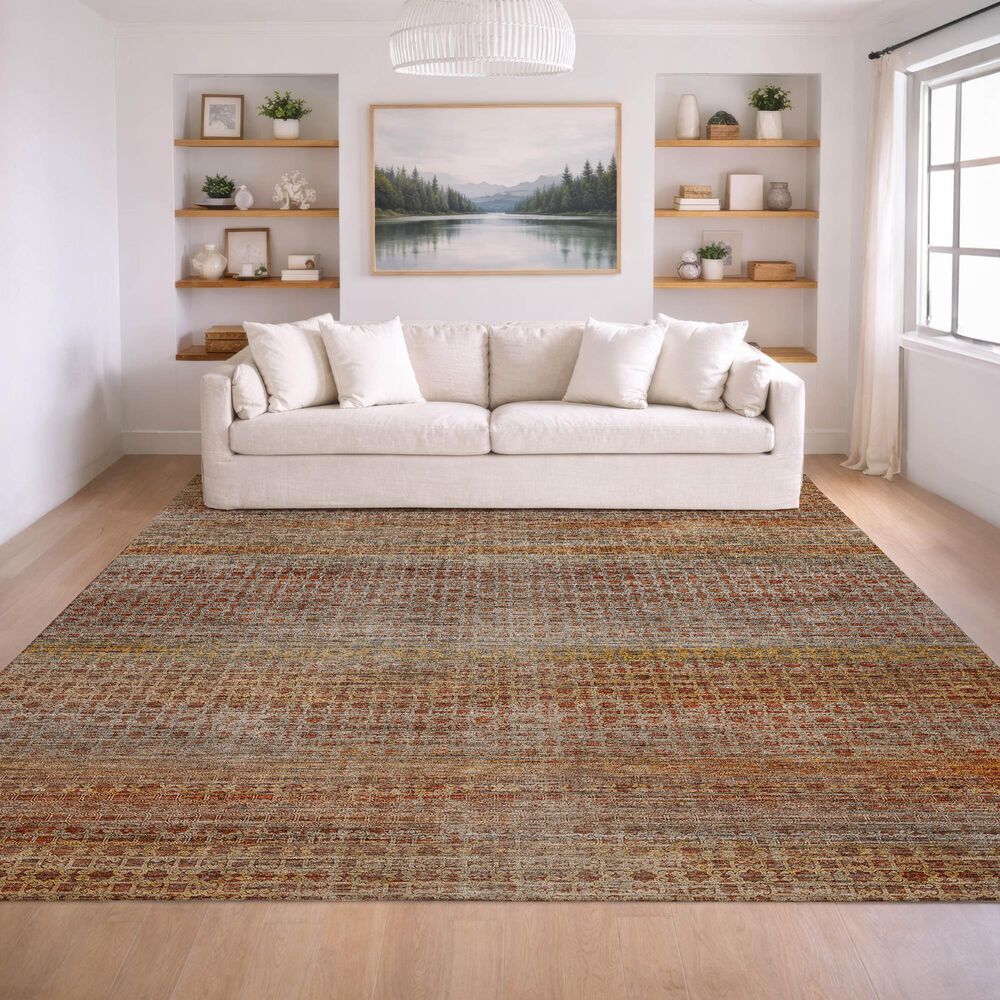 Dalyn Rug Company Vico VC5 Paprika 6'6" x 9'6" Area Rug, , large