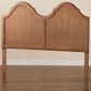 Baxton Studio Tobin King Arched Headboard in Ash Walnut, , large