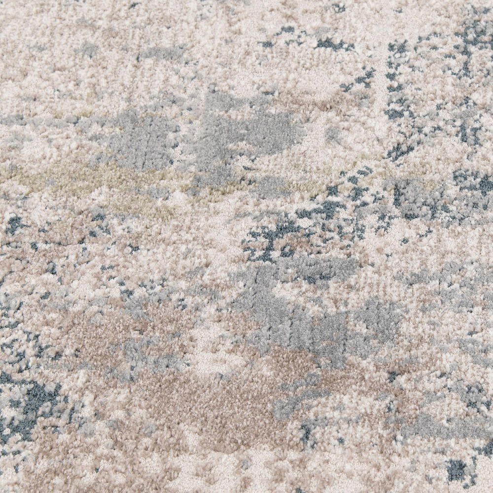 Central Oriental Heirloom Celesta Champagne and Blue Stone 9'10" x 12'10" Area Rug, , large