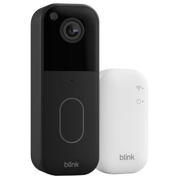 Blink Video Doorbell with Sync Module Core in Black, , large