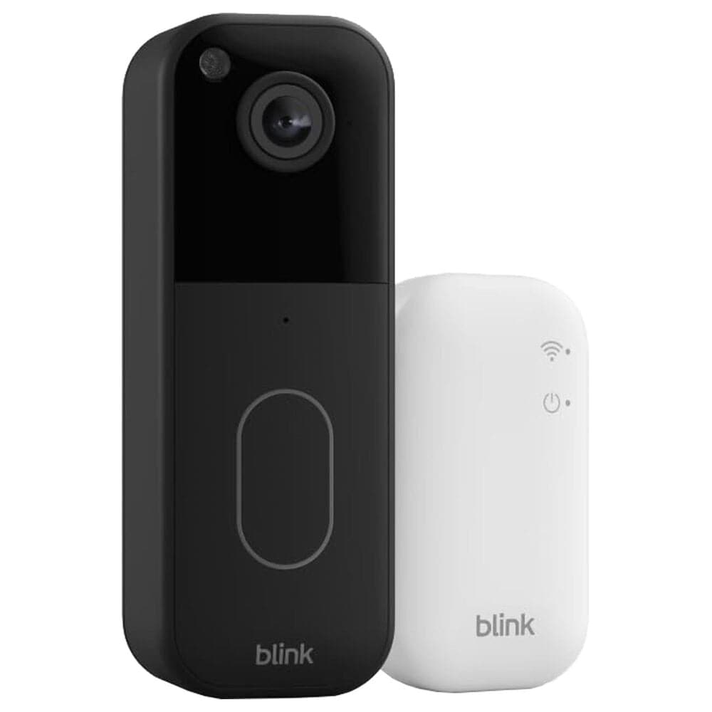 Blink Video Doorbell with Sync Module Core in Black, , large