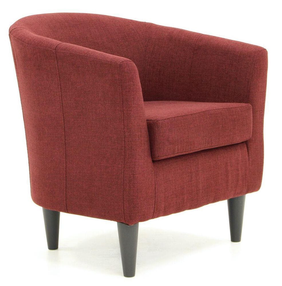 Overman USA Windsor Accent Chair in Berry, , large