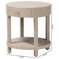 Baxton Studio Sadia 1-Drawer Nightstand in Natural, , large