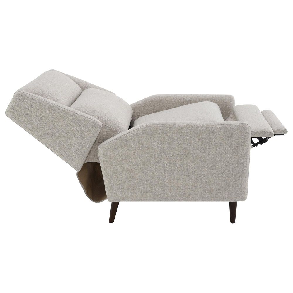 Furniture of America Selric Push Back Recliner in Beige, , large