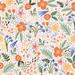 Rifle Paper Co Crafted by Cloth and Company Mayfair Queen Headboard in Merida Multi, , large