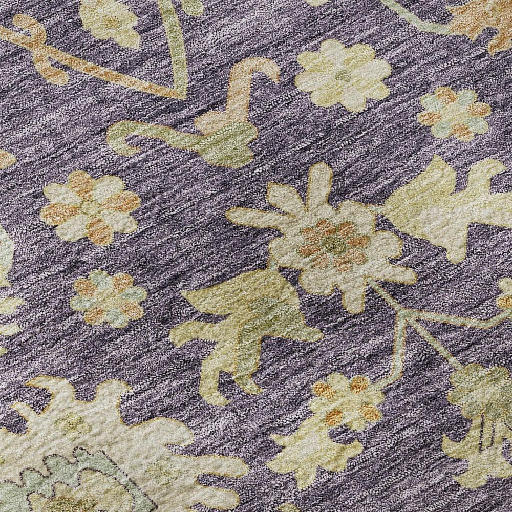 Dalyn Rug Company Hatay HY2 2&#39;3&quot; x 7&#39;6&quot; Eggplant Runner, , large