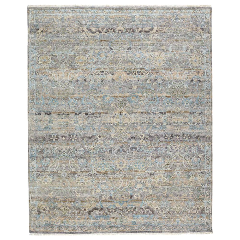 Jaipur Amoret Estoria 6" x 9" Silver Blue Area Rug, , large
