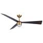 Minka-Aire Elavan 52" Indoor/Outdoor Ceiling Fan with LED Light in Legacy Brass, , large