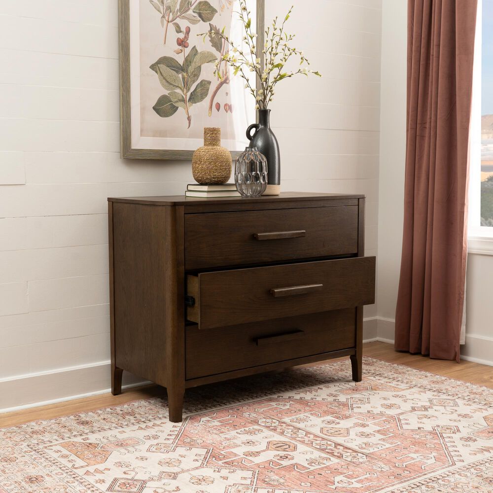 Linon Home Decor Wilcox 3-Drawer Dresser in Espresso, , large