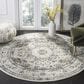 Safavieh Evoke EVK220B-5R 5"1" Round Grey/Gold Area Rug, , large