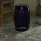 Hearth and Haven Outdoor Side Table with Built-In Solar Battery in Dark Blue, , large
