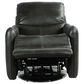 Steve Silver Athens Triple Power Swivel Recliner in Charcoal, , large