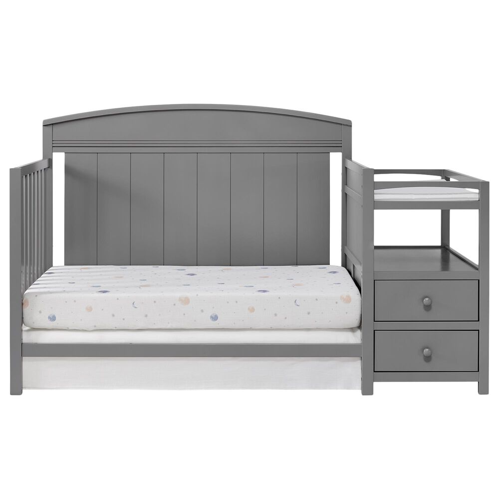 Oxford Baby Pearson Crib and Changer in Dove Gray, , large