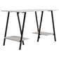 Ashley Bayflynn 2-Shelf Desk in White and Black, , large