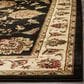 Safavieh Lyndhurst LNH555 4" x 6" Black and Ivory Area Rug, , large