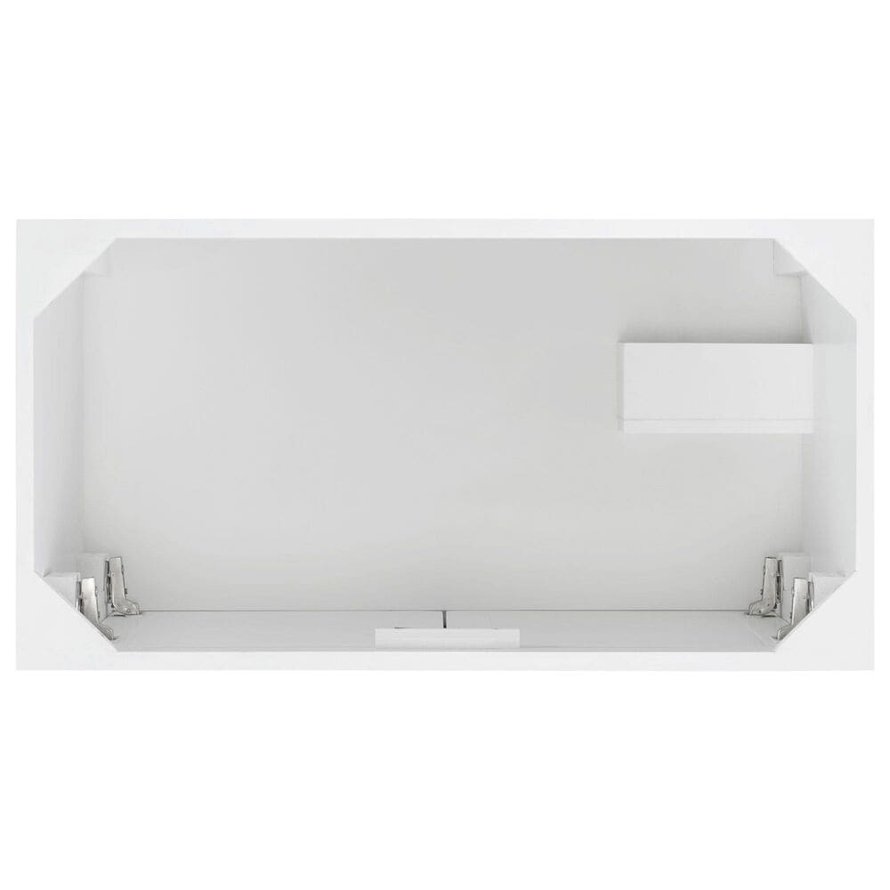 37B Claudine 36" Single Bathroom Vanity in Bright White with Glossy White Composite Stone Top and Backsplash, , large