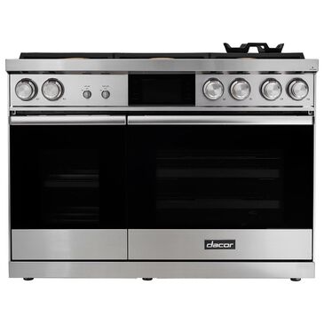 Dacor Modernist 48" Dual Fuel Natural Gas Range in Silver Stainless Steel, , large