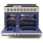 THOR KITCHEN Gordon Ramsay 6.8 Cu. Ft. 48" Professional Liquid Propane Range with Bronze Handle Kit in Stainless Steel, , large