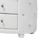 Baxton Studio Davina 2-Drawer Nightstand in White, , large