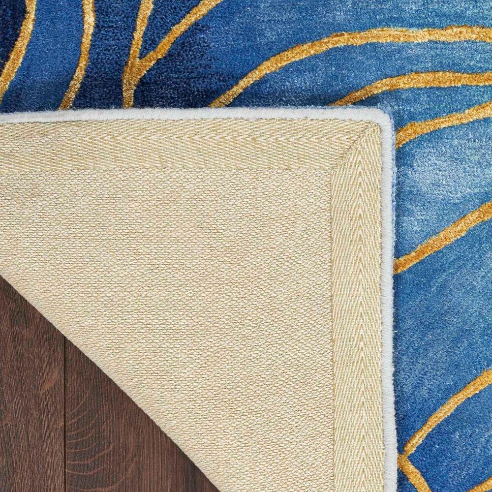 Nourison Prismatic 2&#39; x 3&#39; Blue Gold Area Rug, , large