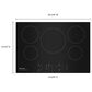 KitchenAid 30" Built-In Electric Induction Cooktop in Black, , large