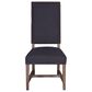 Home Trends & Design Nimes and Darcy 5-Piece Dining Set with Dark Grey Cushion in Weathered Mango and Driftwood, , large