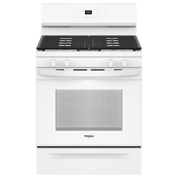 Whirlpool 5 Cu. Ft. Freestanding Gas Range with No Preheat Mode in White, , large