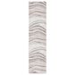 Safavieh Cyrus Shag CYR130A 2"2" x 9" Ivory and Grey Runner, , large