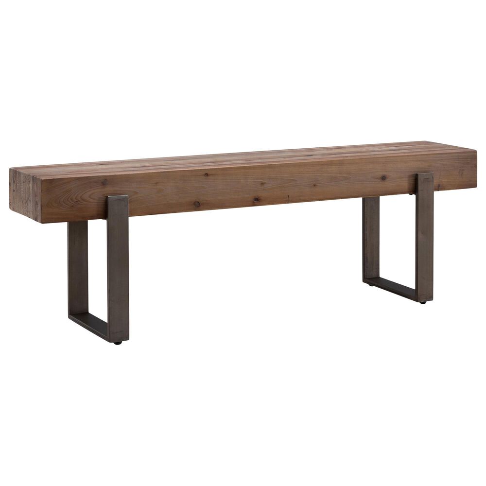 Southern Enterprises Dunlin Bench in Natural and Gray, , large