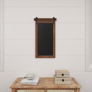 Maple and Jade 28" x 16" Farmhouse Abstract Wall Decor in Black, , large