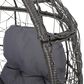 Hearth and Haven Gianni Outdoor Teardrop Chair in Gray, , large