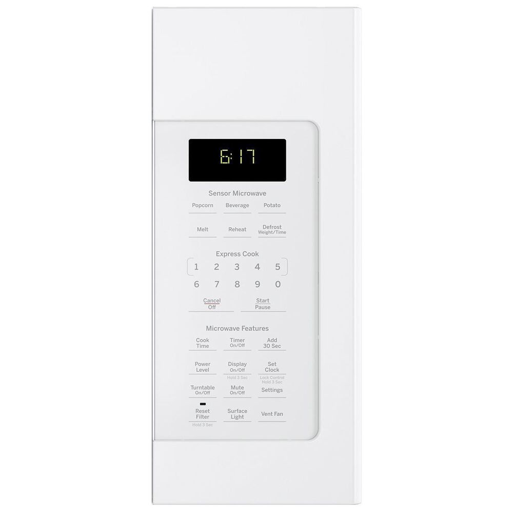 GE Appliances 1.7 Cu. Ft. Over-the-Range Microwave with Sensor in White, , large