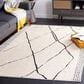 Safavieh Melody MEL104A 8" x 10" Ivory and Black Area Rug, , large