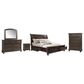 Mayberry Hill Kingston 5-Piece Queen Bedroom Set in Rich Walnut, , large