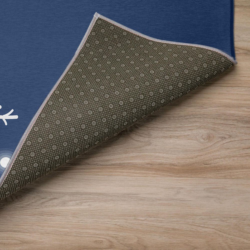 Dalyn Rug Company Wonderland Navy Indoor/Outdoor 1'8" x 2'6" Door Mat, , large