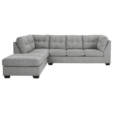 Signature Design by Ashley Falkirk 2-Piece Left Facing Sleeper Sectional with Chaise in Steel, , large