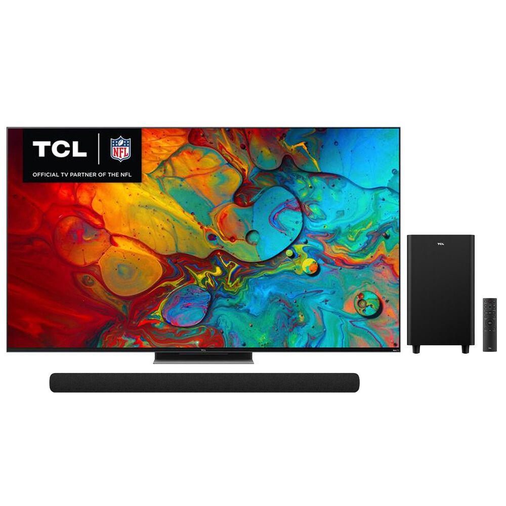 TCL 65" Class 6-Series 4K QLED UHD HDR - Smart Roku TV with Alto 8+ 2.1 Channel Soundbar, , large