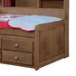Rusticvale Twin Day Bed with Trundle and Drawer in Chestnut, , large