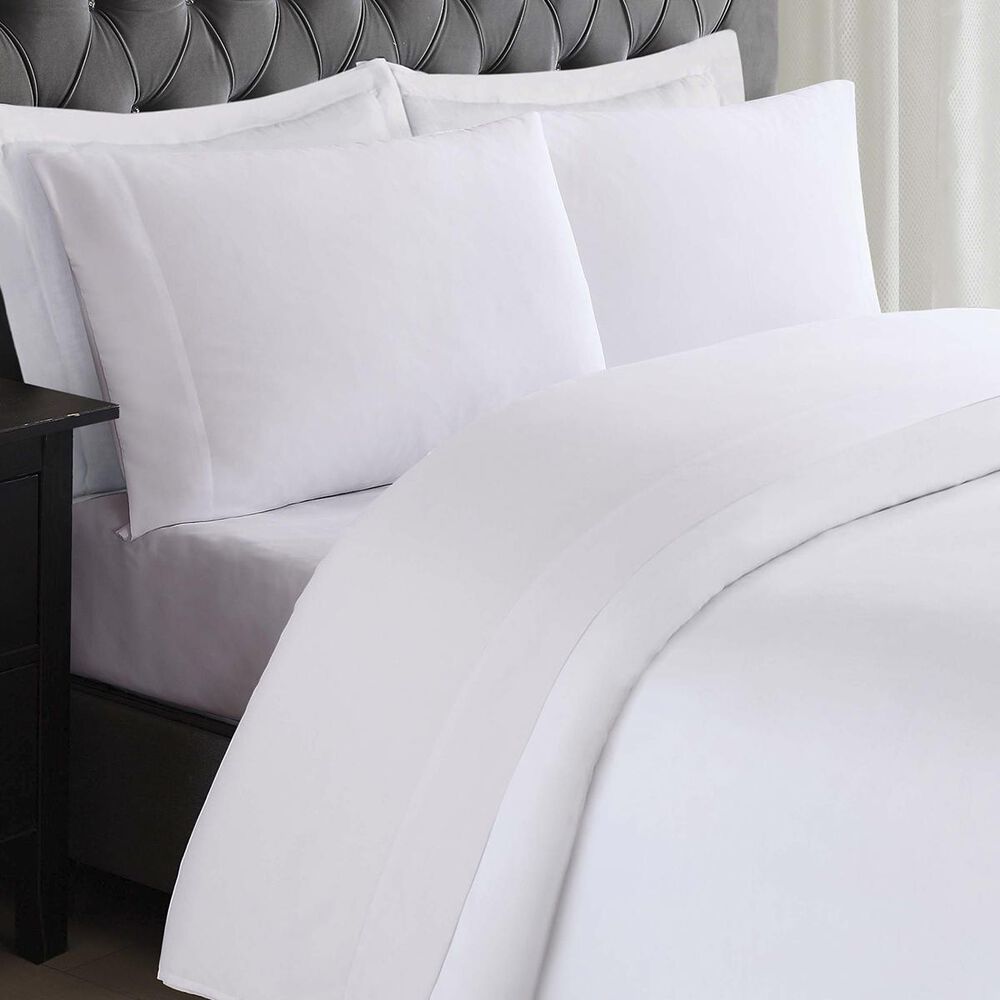 Pem America Truly Soft Everyday 4-Piece Full Sheet Set in White, , large