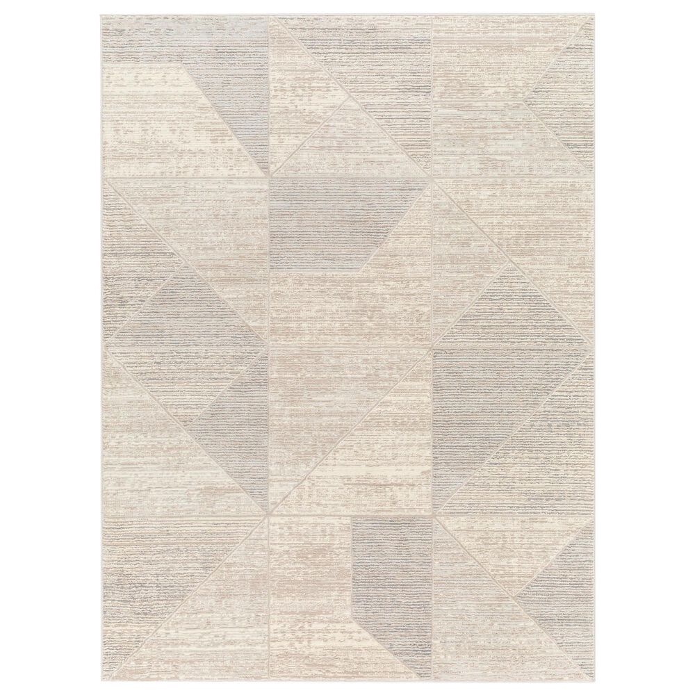 Surya Alder 1"11" x 3"9" Taupe, Tan, Ivory, Cream, Light Slate and Gray Area Rug, , large