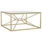 Furniture of America Hough Coffee Table Set in Gold and Clear (Set of 2), , large